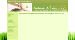 Desktop Screenshot of espaciodevida.net